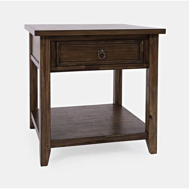 Bakersfield Mission Style End Table With Drawer