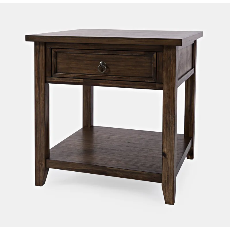 Bakersfield Mission Style End Table With Drawer