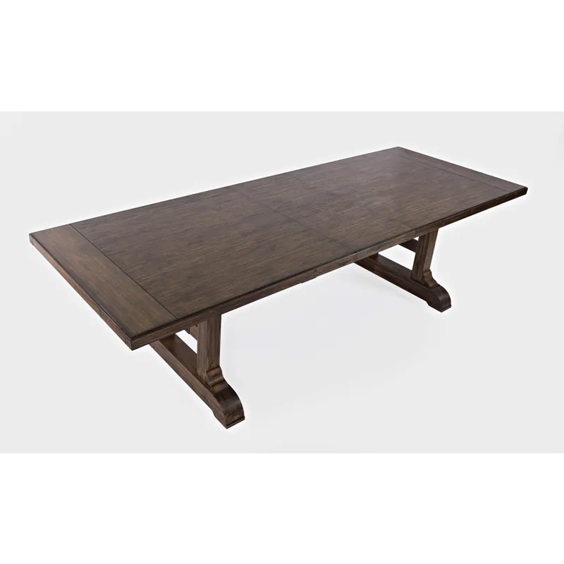 Bakersfield Mission Style 110\'\' Dining Table With Extension
