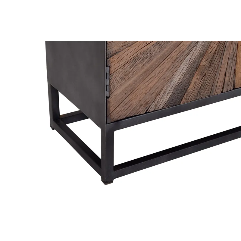 Reclaimed Solid Wood Astral Plains 2 Door Accent Cabinet