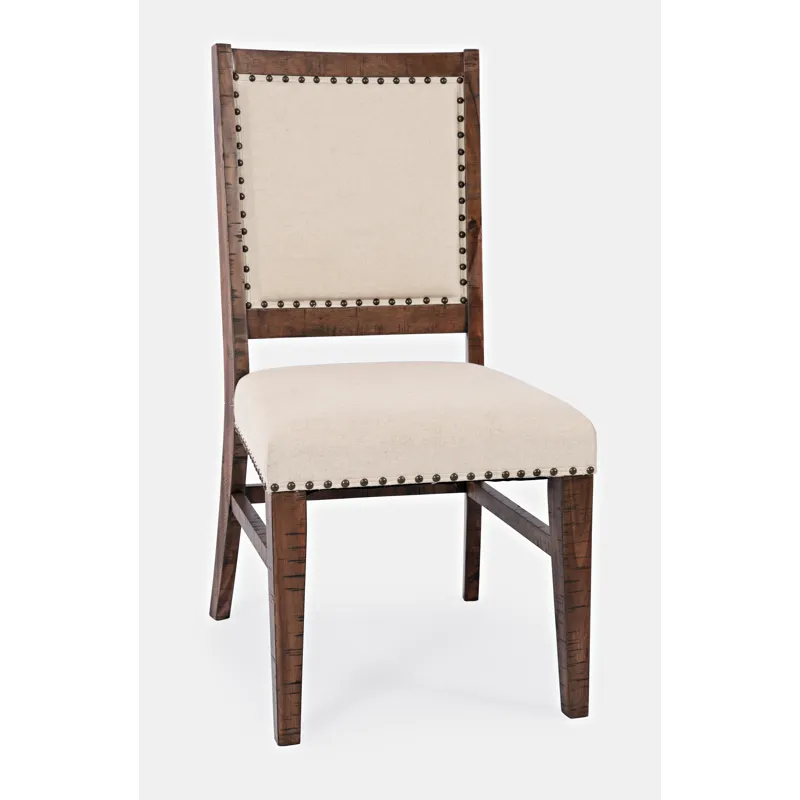 Fairview Transitional Solid Wood Upholstered Side Chair(Set Of 2)