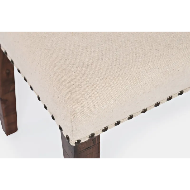 Fairview Transitional 52\" Backless Upholstered Dining Bench