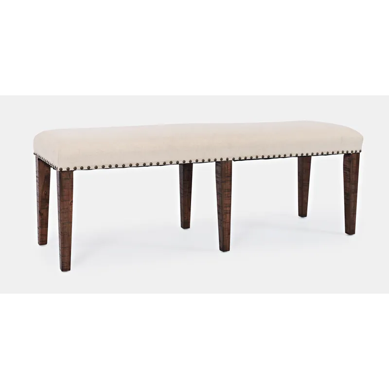 Fairview Transitional 52\" Backless Upholstered Dining Bench