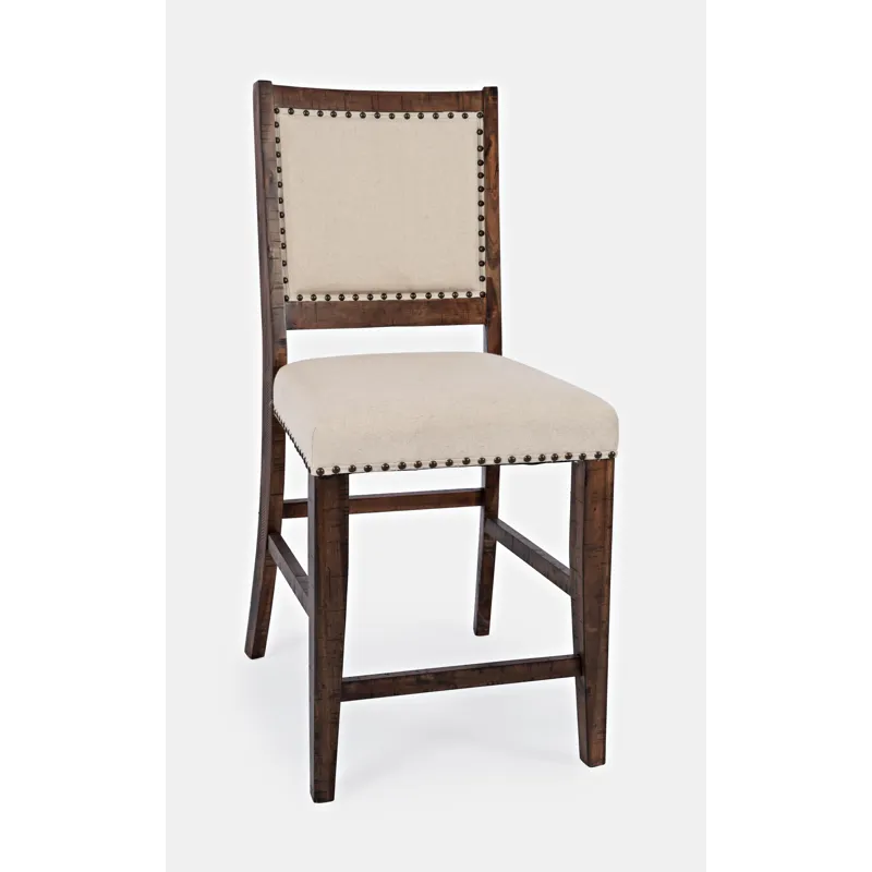 Fairview Transitional Upholstered Counter Stool(Set Of 2)