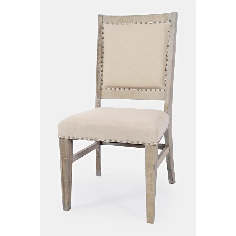 Fairview Transitional Solid Wood Upholstered Side Chair(Set Of 2)