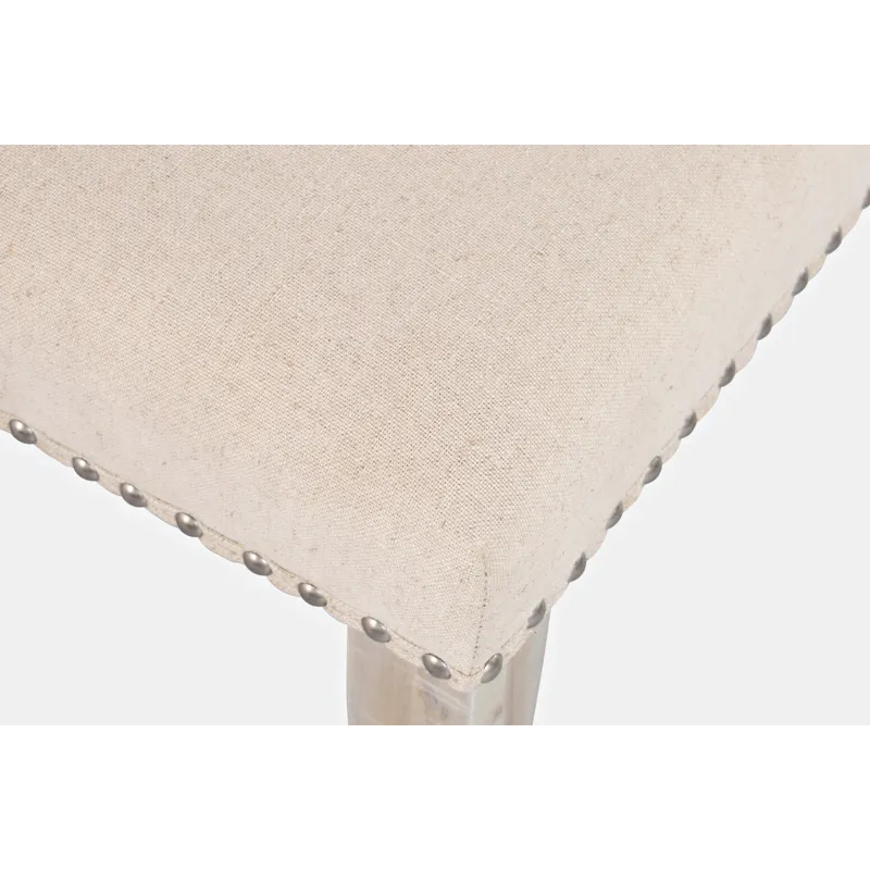 Fairview Transitional 52\" Backless Upholstered Dining Bench