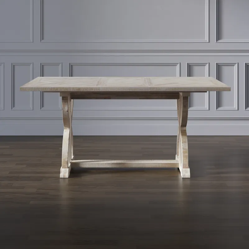 Fairview Transitional Distressed Acacia Dining Base
