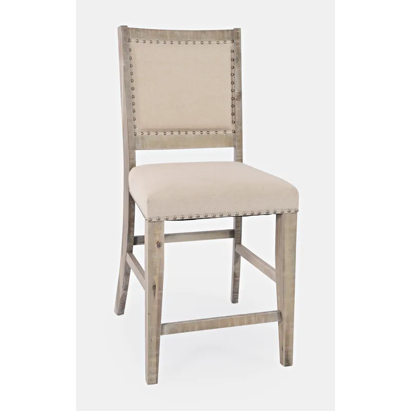 Fairview Transitional Upholstered Counter Stool(Set Of 2)