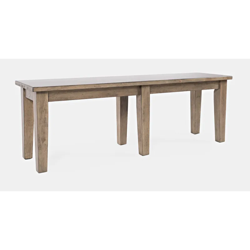 Prescott Park Modern Contemporary 52\'\' Solid Wood Dining Bench