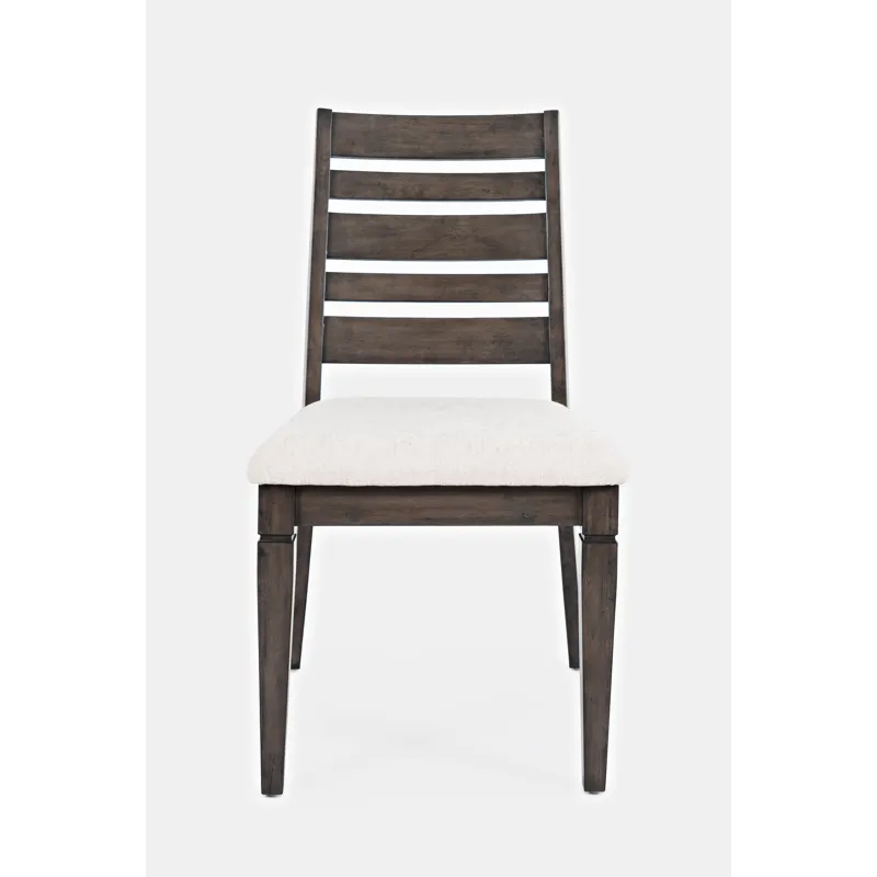 Lincoln Square Contemporary Upholstered Ladderback Chair(Set Of 2)