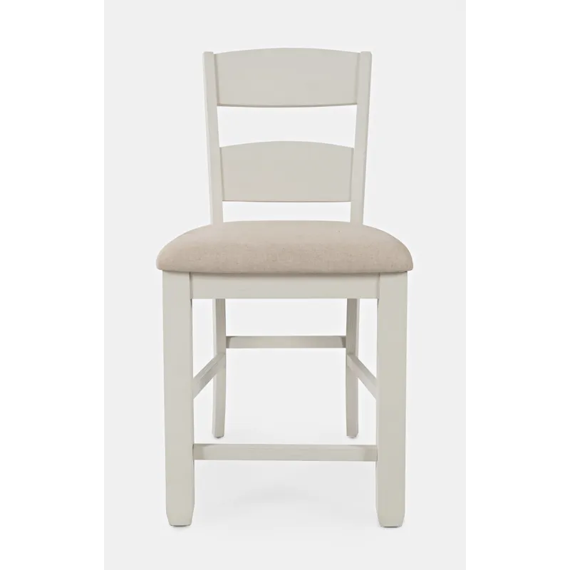 Dana Point Upholstered Ladderback Stool(Set Of 2)