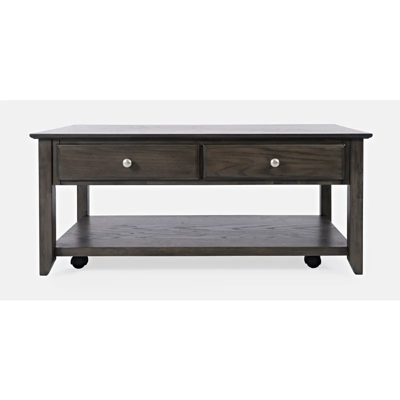 Modern Espresso Four Drawer 44\" Coffee Table