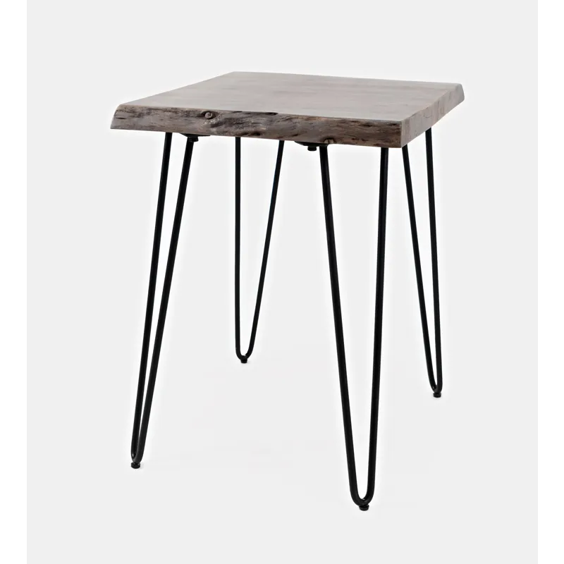 Nature\'s Edge Solid Acacia Chairside Table