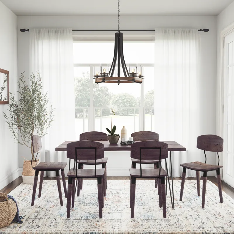 Nature\'s Edge 48\'\' Modern Solid Wood Live Edge Bench