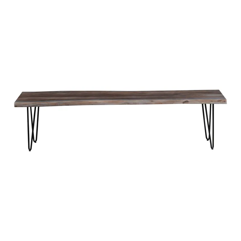 Nature\'s Edge 70\" Solid Acacia Bench