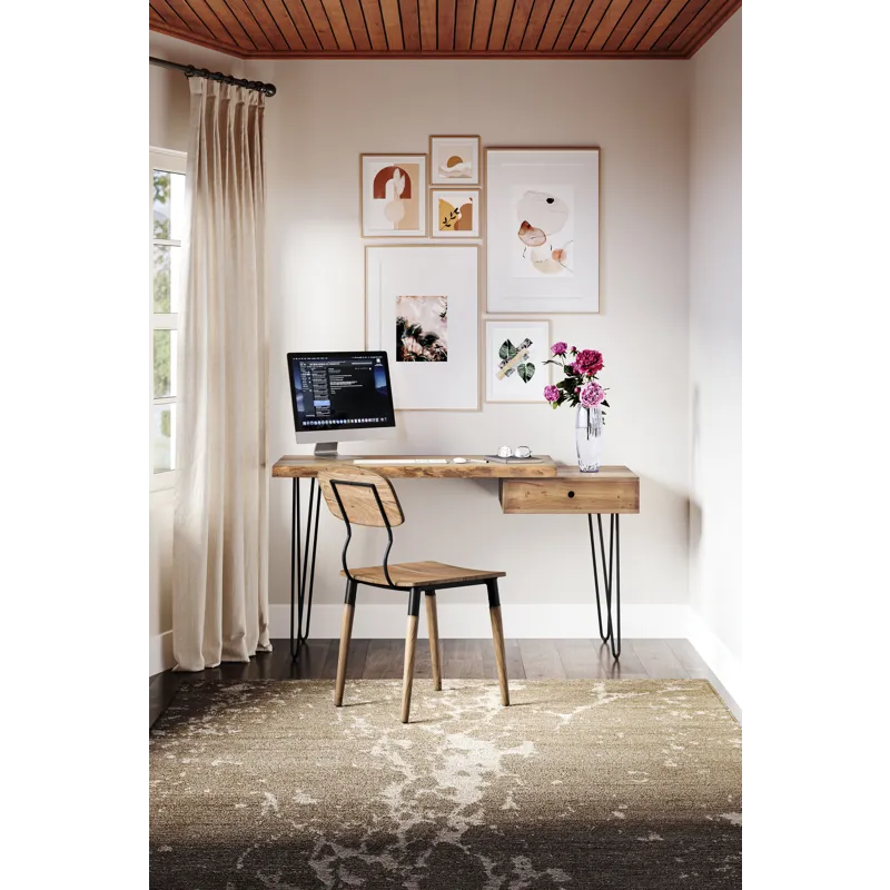 Nature\'s Edge Solid Acacia Desk With Drawer