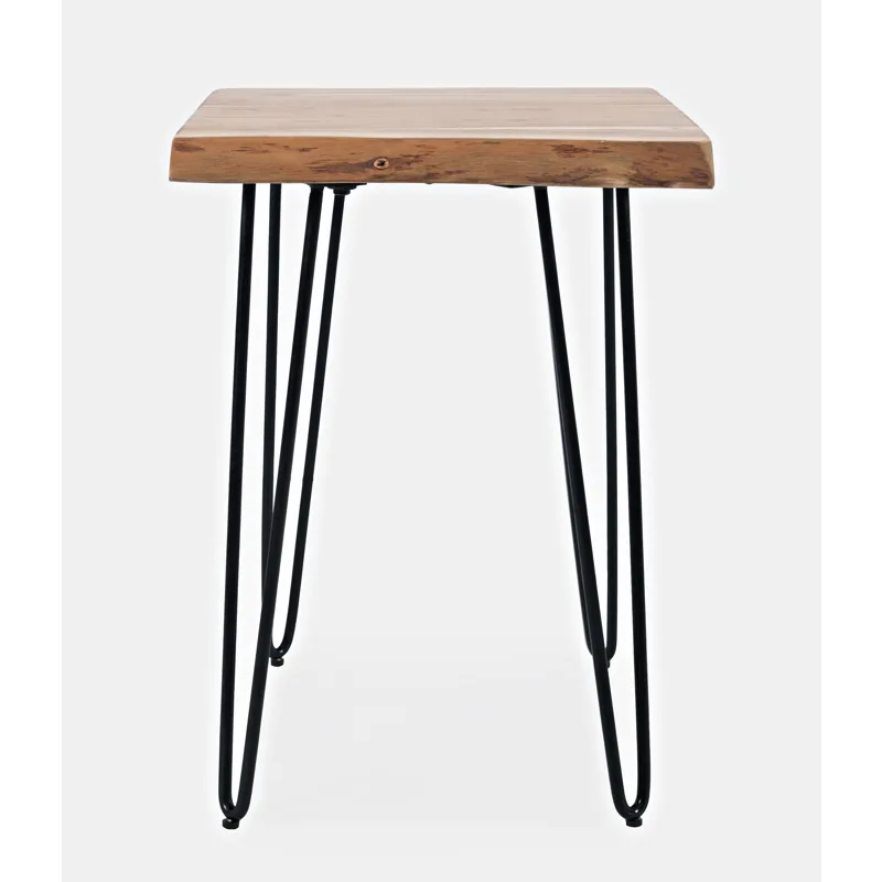 Nature\'s Edge Solid Acacia Chairside Table