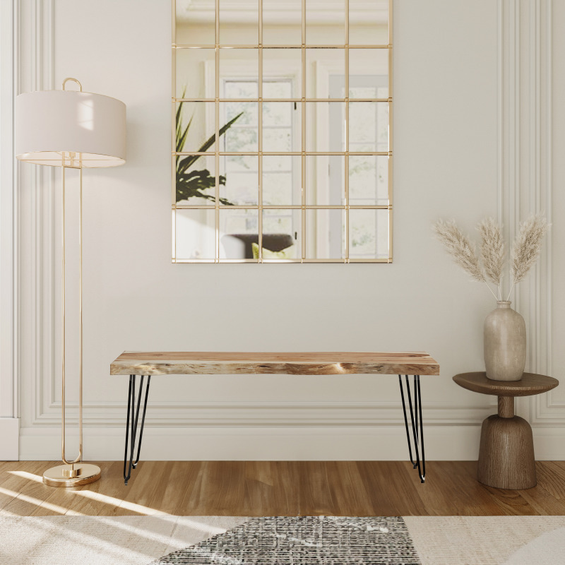 Nature's Edge Live Edge 48" Bench - Thumbnail 4