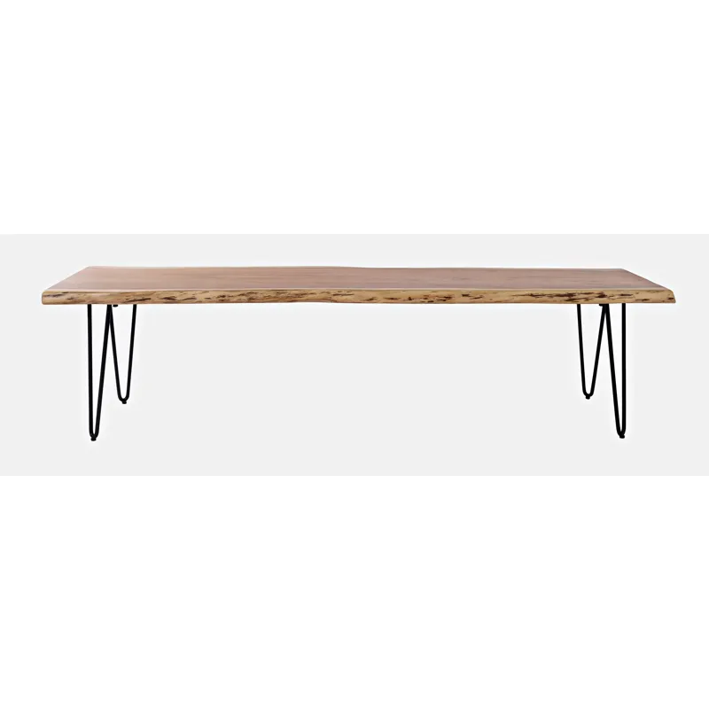 Nature\'s Edge 70\" Solid Acacia Bench