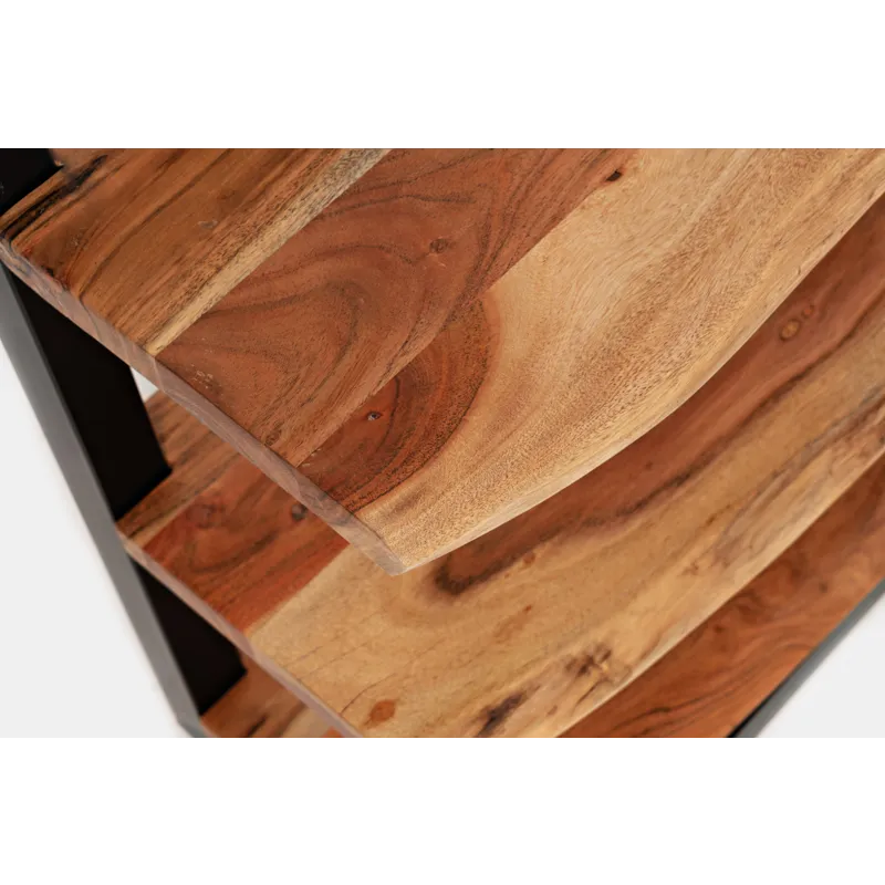 Nature\'s Edge Solid Acacia 3 Shelf Bookcase