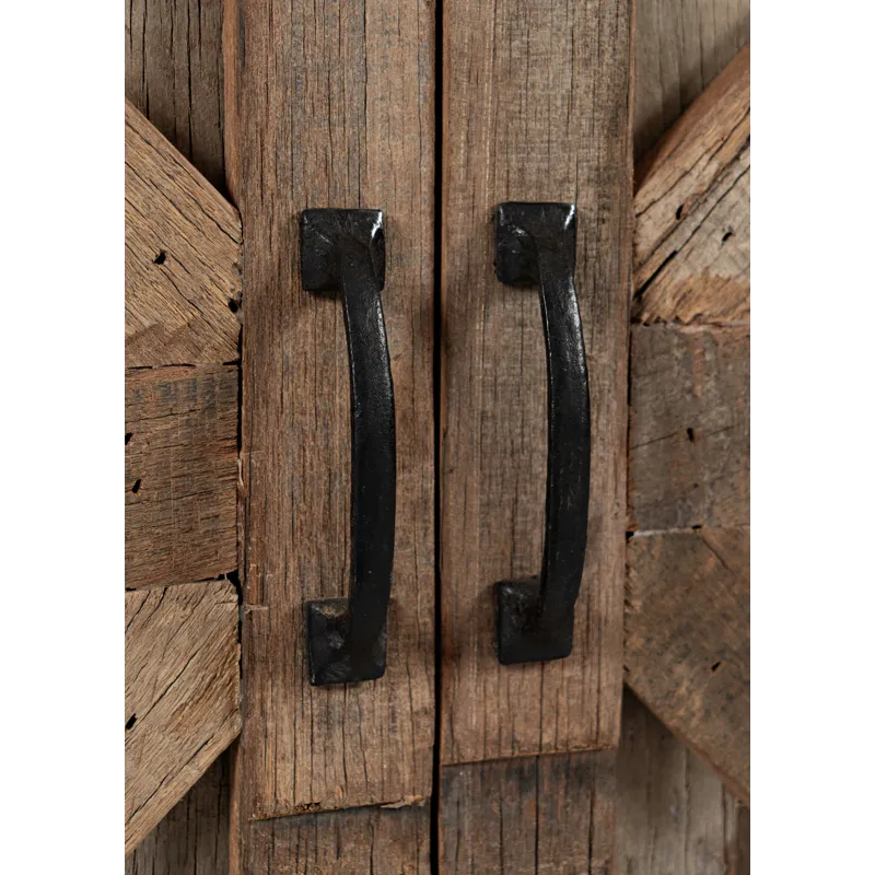 Eden Prairie Rustic Reclaimed Wood 32\" Accent Cabinet