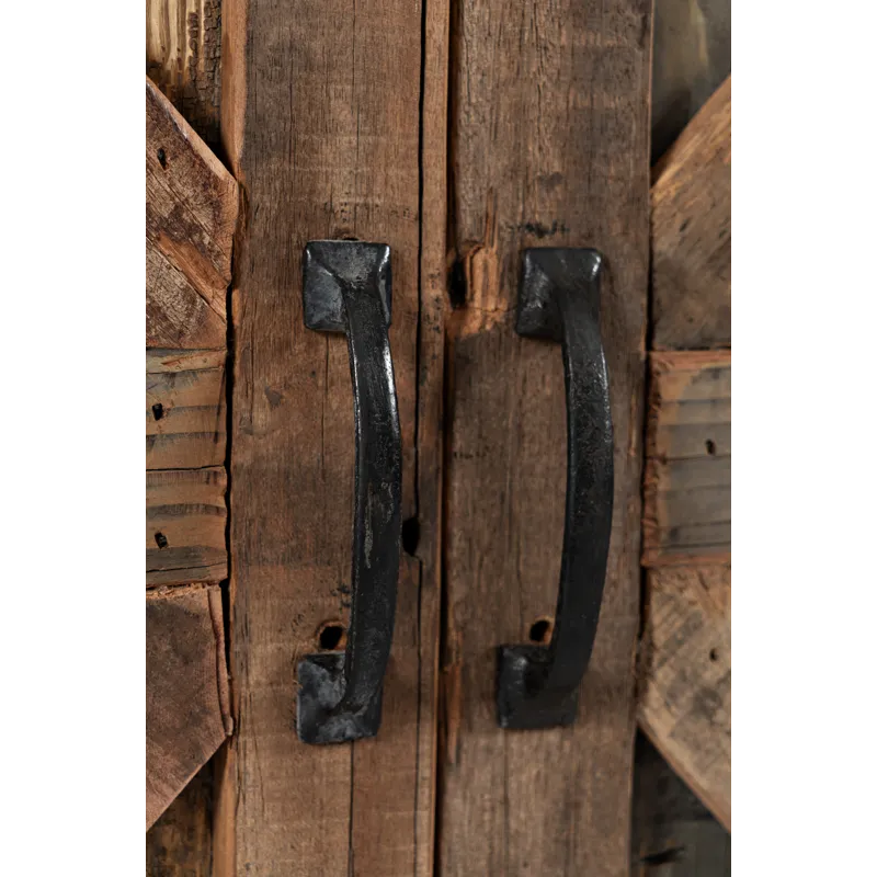 Eden Prairie Rustic Reclaimed Wood 84\" Accent Cabinet