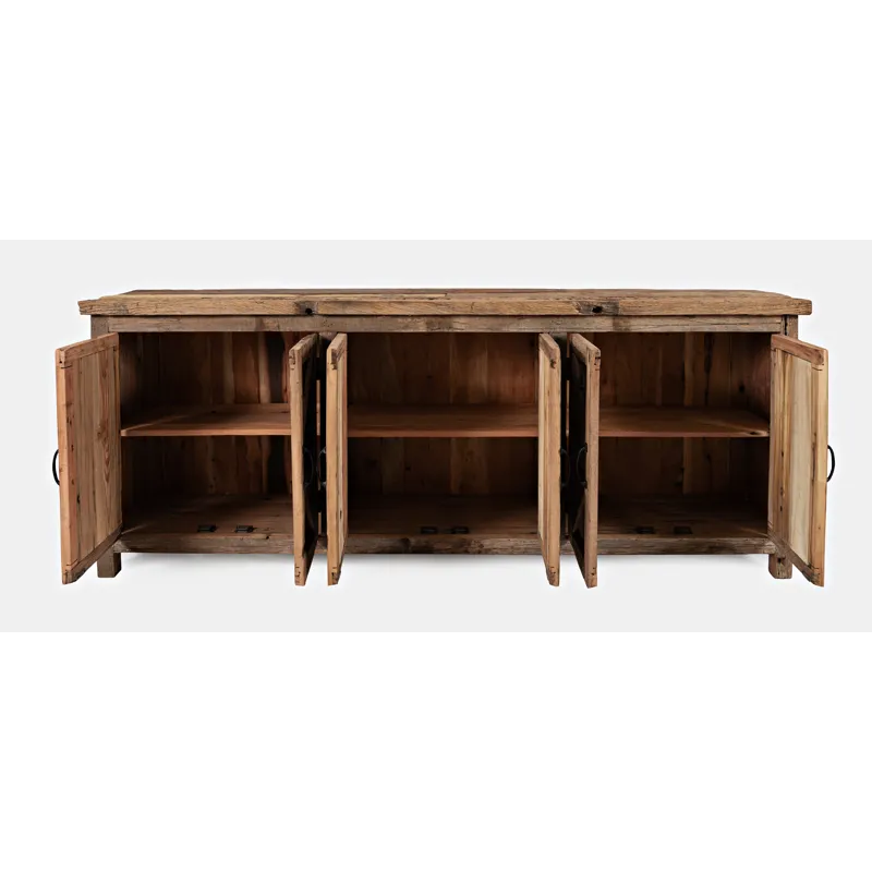 Eden Prairie Rustic Reclaimed Wood 84\" Accent Cabinet