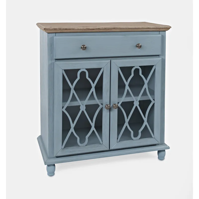 Aurora Hills Country Wire-Brushed 2 Door Accent Chest