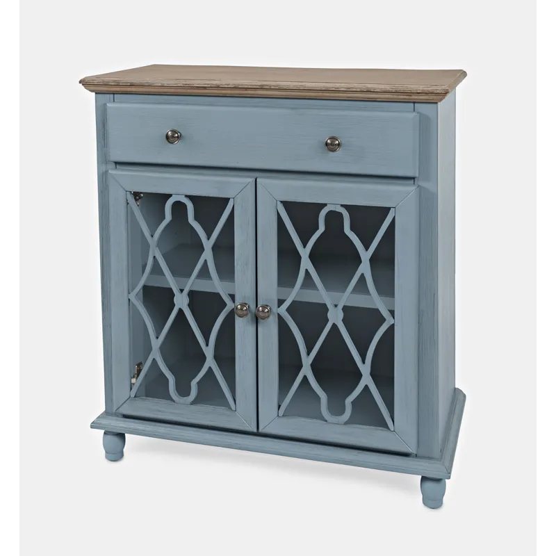 Aurora Hills Country Wire-Brushed 2 Door Accent Chest