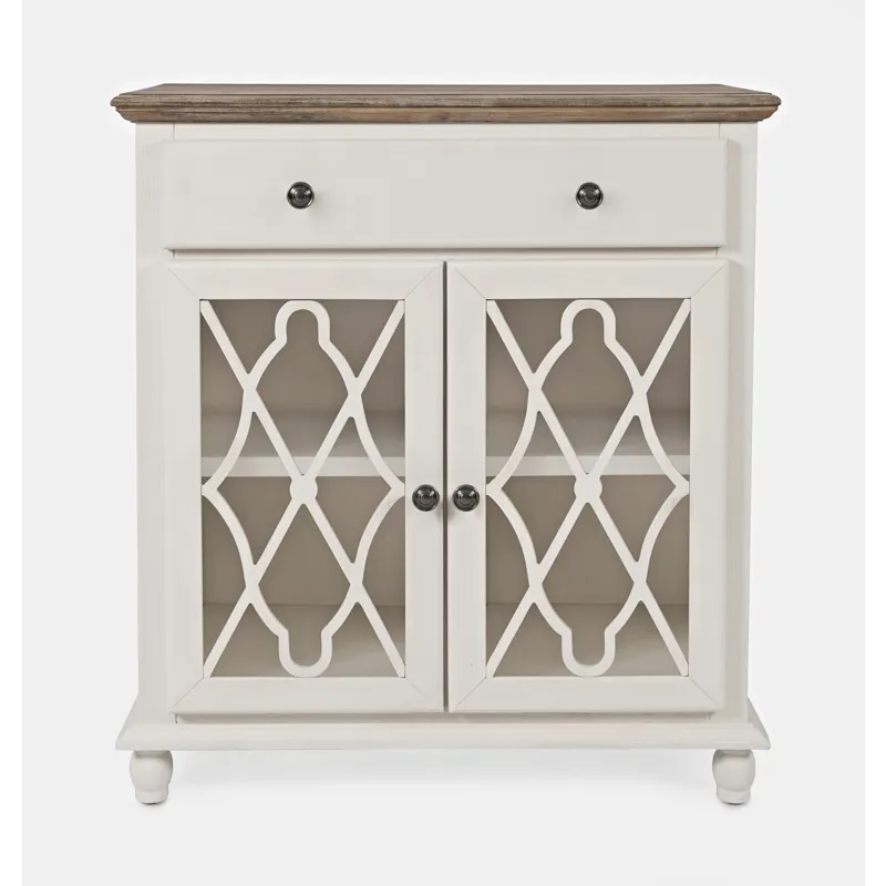 Aurora Hills Country Wire-Brushed 2 Door Accent Chest