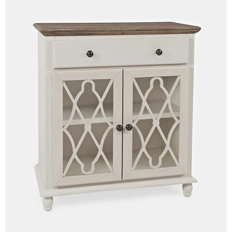 Aurora Hills Country Wire-Brushed 2 Door Accent Chest