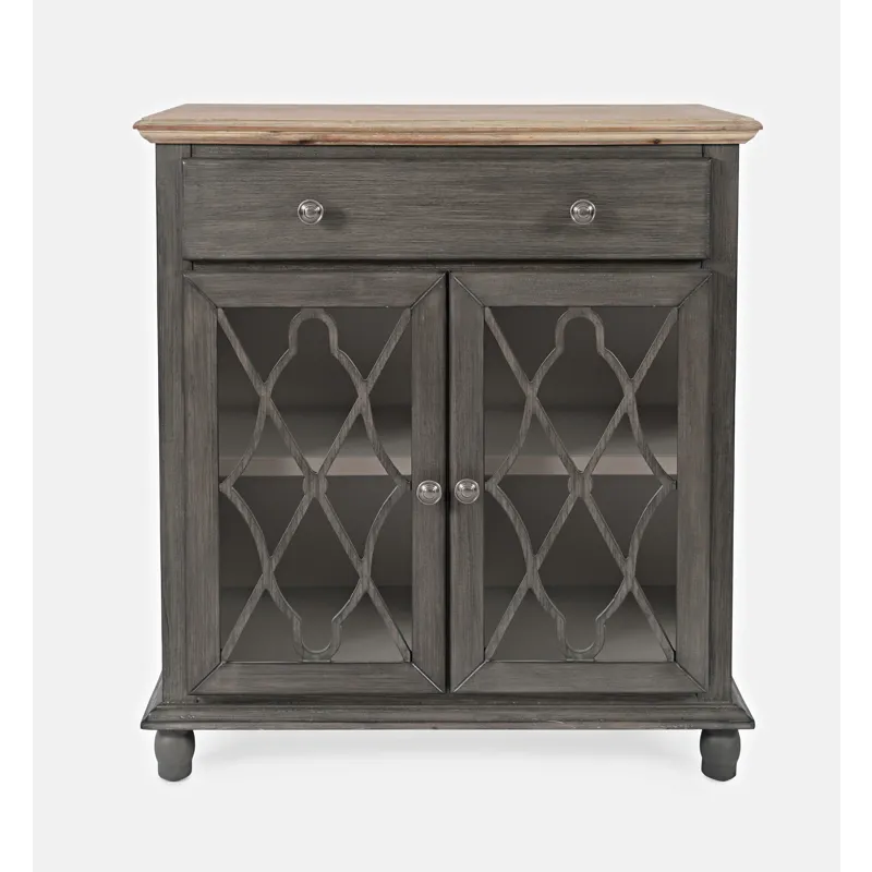 Aurora Hills Country Wire-Brushed 2 Door Accent Chest