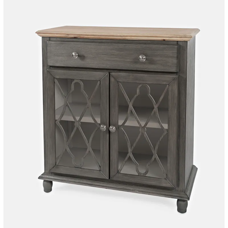 Aurora Hills Country Wire-Brushed 2 Door Accent Chest