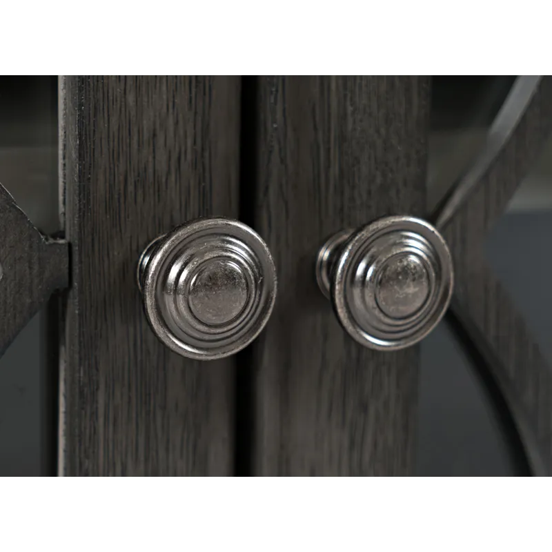 Aurora Hills Country Wire-Brushed 6 Door Accent Chest