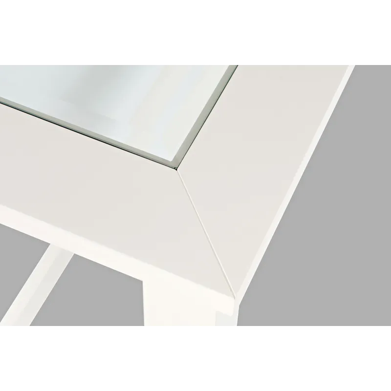 Urban Icon Contemporary 4 Piece Counter Height 66\" Dining Table Set With USB Charging