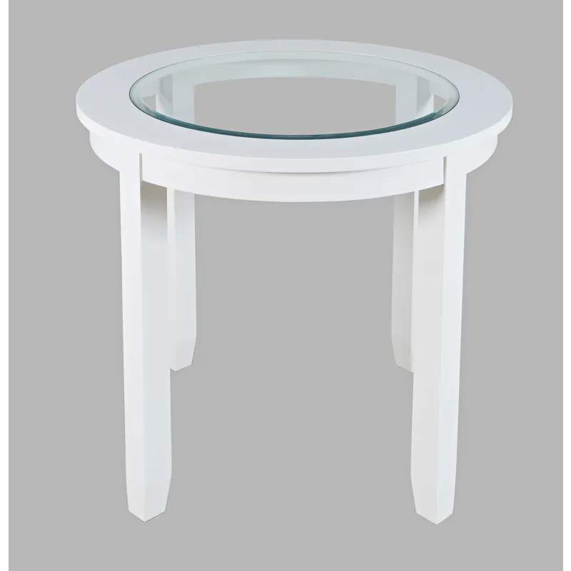 Urban Icon Contemporary 42\" Round Five-Piece Dining Set With Upholstered Chairs