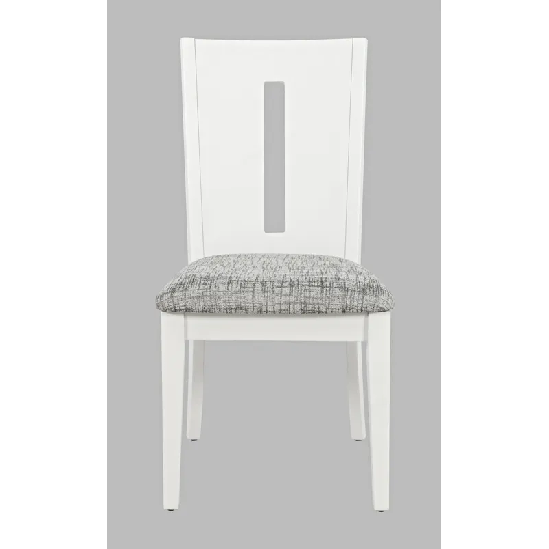 Urban Icon Contemporary 42\" Round Five-Piece Dining Set With Upholstered Chairs