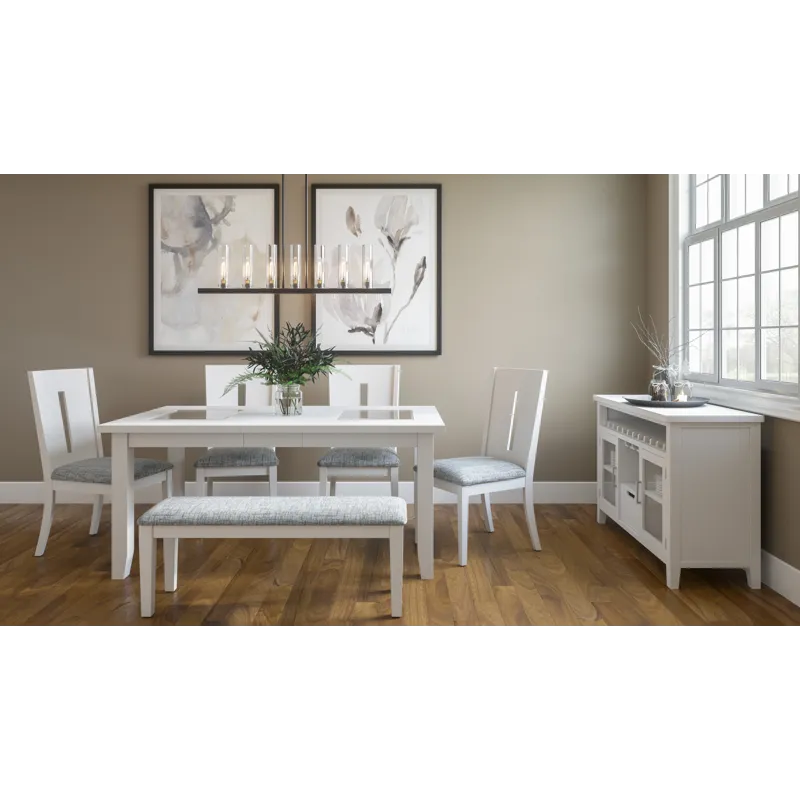 Urban Icon Contemporary 45\" Upholstered Dining Bench