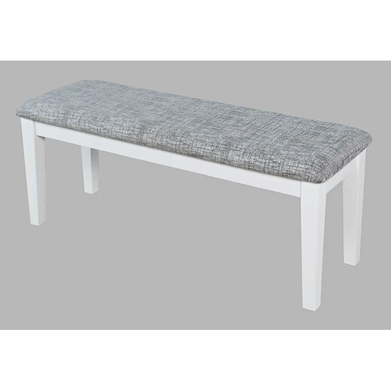 Urban Icon Contemporary 66\" Four-Piece Dining Set With Upholstered Chairs And Bench