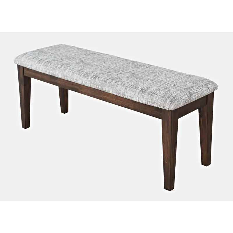 Urban Icon Contemporary 66\" Four-Piece Dining Set With Upholstered Chairs And Bench