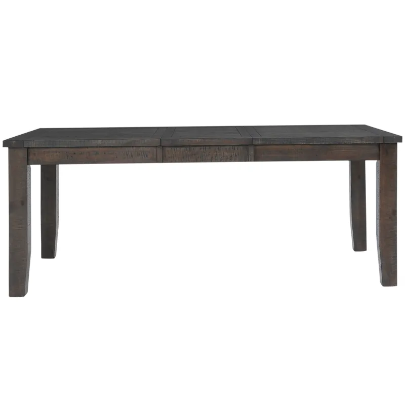 Willow Creek Distressed Solid Wood 78\" Extension Dining Table