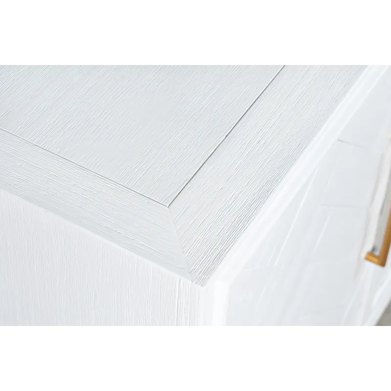 Gramercy Mid-Century Modern Chevron Two Door 40\" Accent Chest