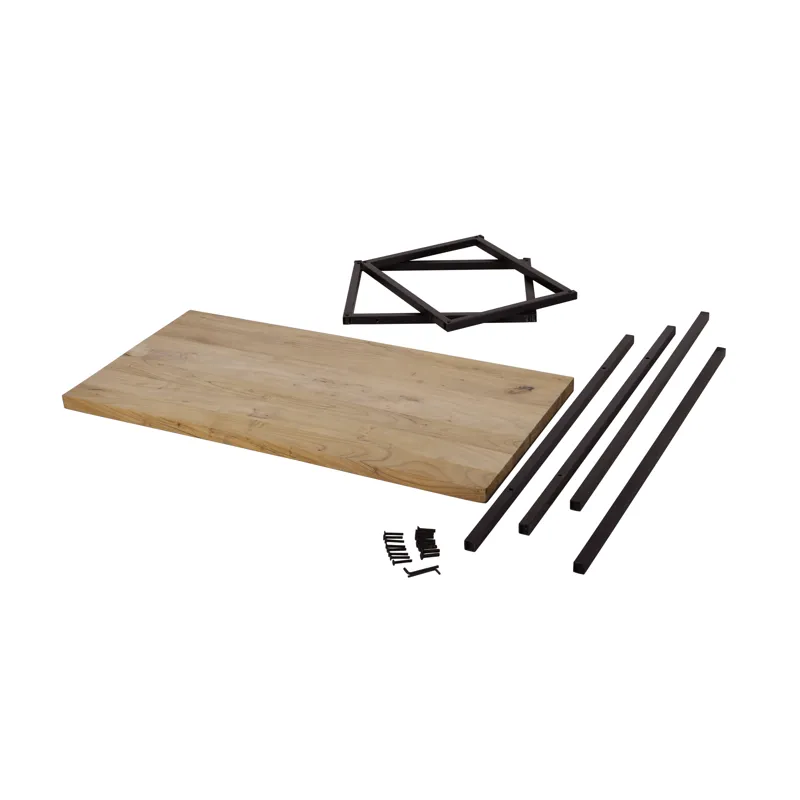 Ames Solid Wood Modern Coffee Table