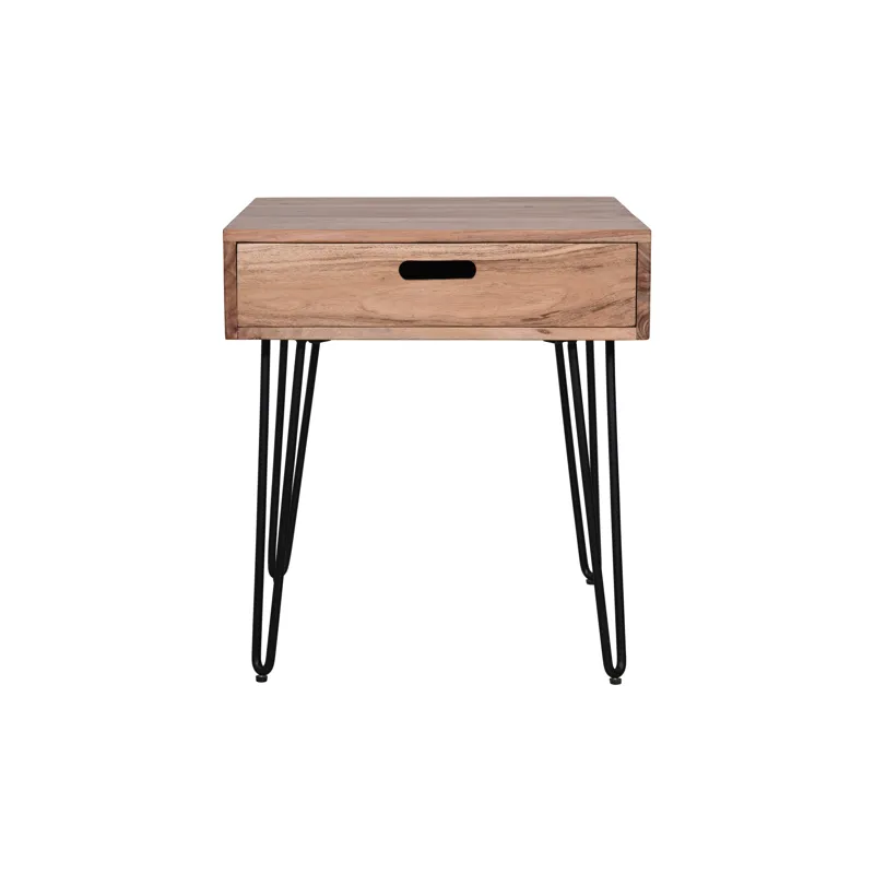 Rollins Solid Acacia End Table