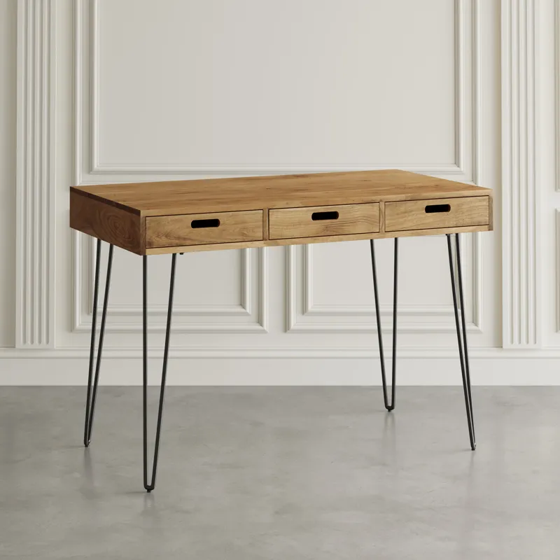 Rollins 52\" Solid Hardwood Modern Counter Dining Table With Storage