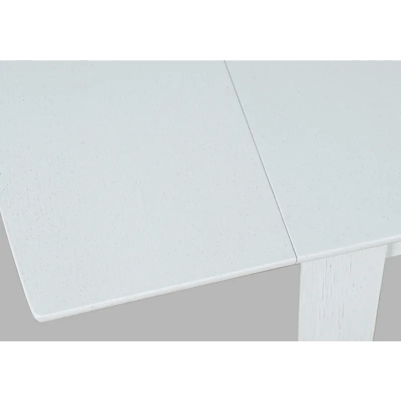 Eastern Tides Coastal Wire-Brushed Acacia Three Piece Cross-Back Dining Set