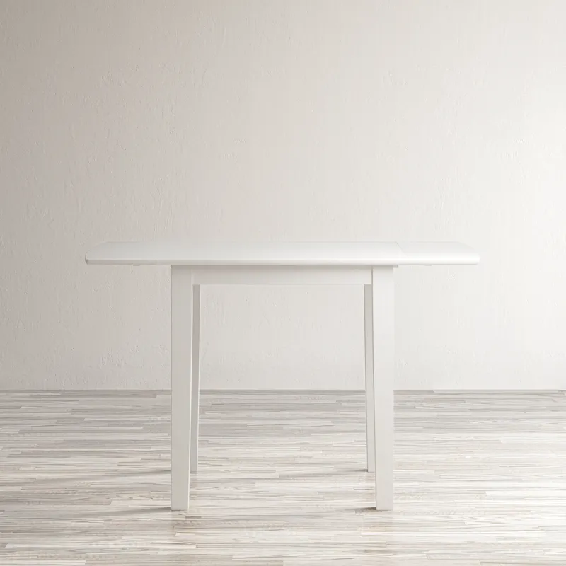 Eastern Tides Coastal Wire-Brushed Acacia Drop-Leaf Coastal Wire-Brushed Acacia Dining Table