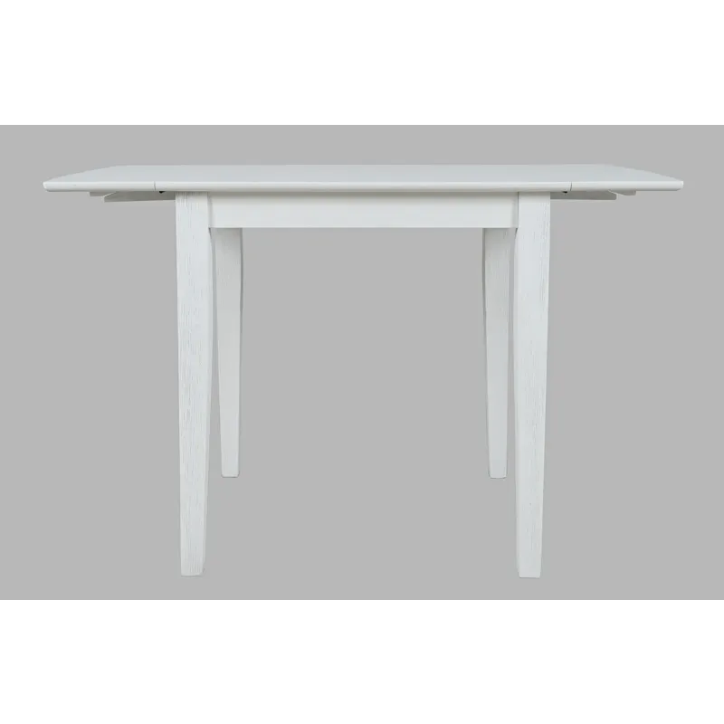 Eastern Tides Coastal Wire-Brushed Acacia Drop-Leaf Coastal Wire-Brushed Acacia Dining Table