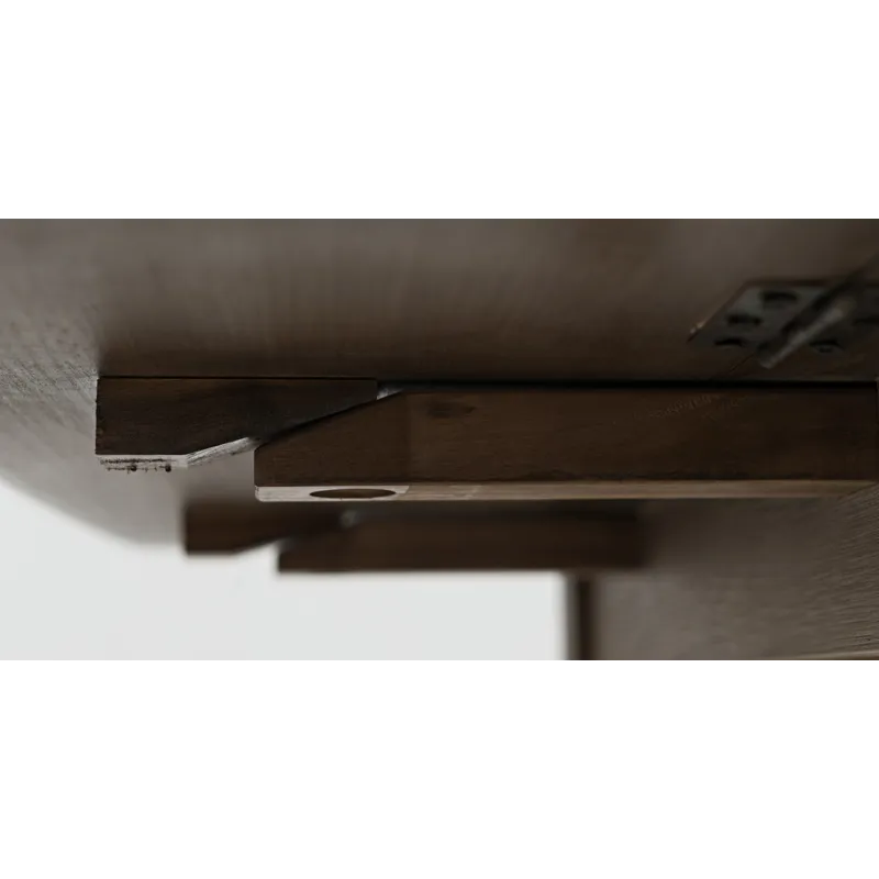 Eastern Tides Coastal Wire-Brushed Wood Three Piece Cross-Back Dining Set