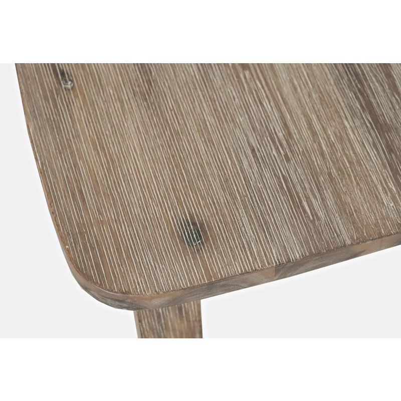 Eastern Tides Coastal Wire-Brushed Wood X-Back Acacia Dining Chair(Set Of 2)